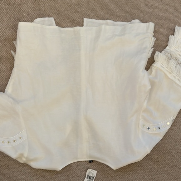 Fringe mirror jacket.  White.  New with tags - Picture 7 of 8